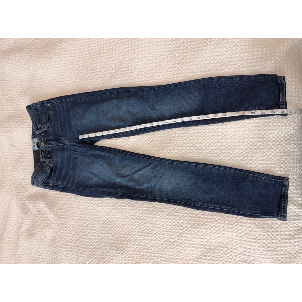 Paige Verdugo Ankle Jeans Womens 26 Blue Rayon Skinny Dark Wash Stretch Denim